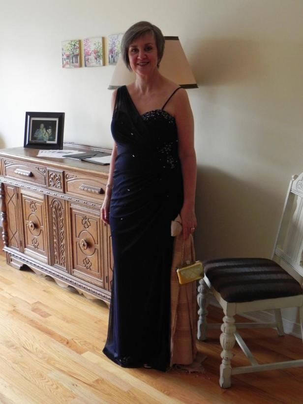 Remember the doomed dress from Hoi An?  Well this is the dress I ended up buying and wearing.  I think it's pretty hot.  And the ball was a blast too!