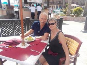 lunch on the terrace - happy endings