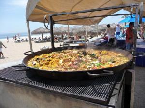 paella poolside