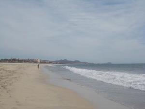 the view on the north end of the beach