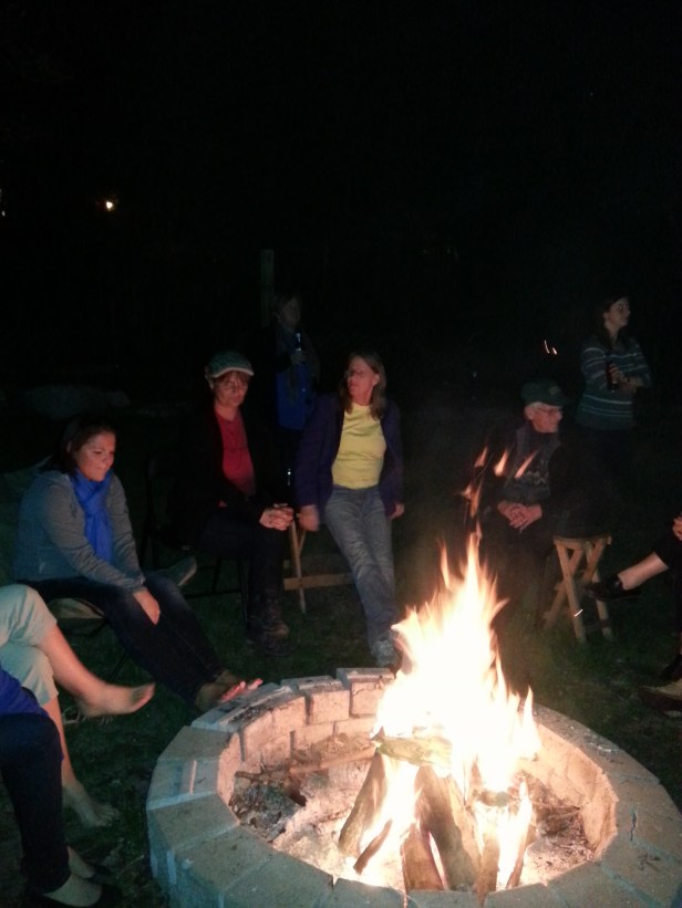 Campfire with some really nice Aussies - Kendall and Jo