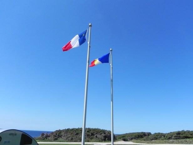 acadian and french of NF flags