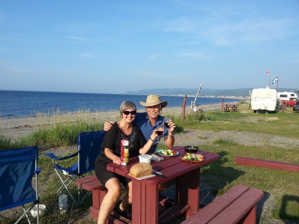 dinner on beach at ste anne