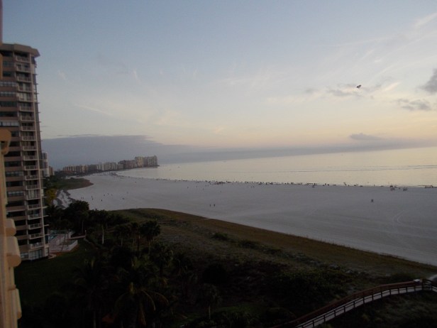 sunset crescent beach