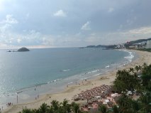 ixtapa beach from our room
