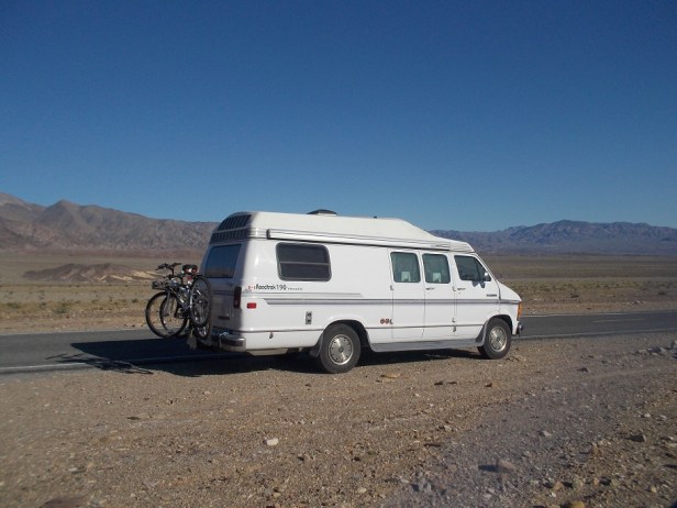 roadie in Death Valley