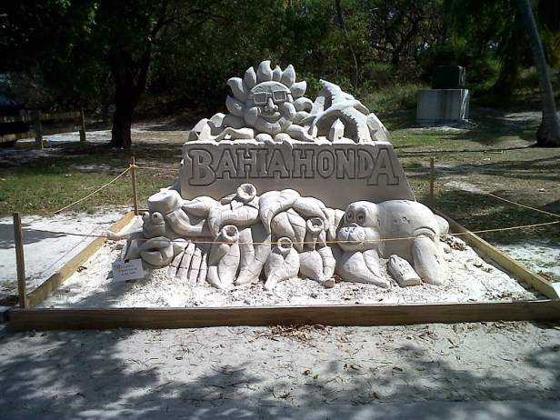 sand sculpture bahia honda