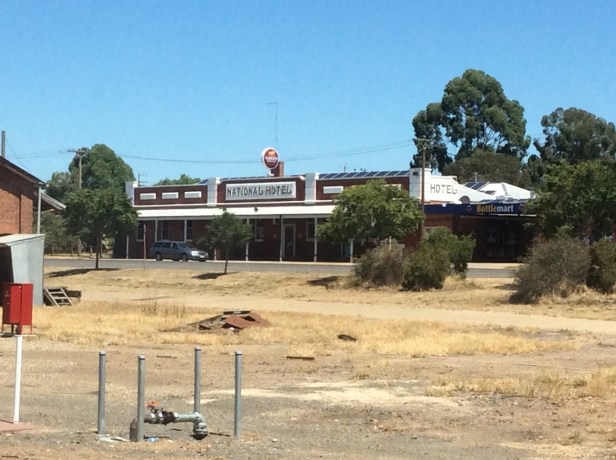 hotel along the train ride