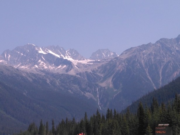 glacier at Rogers pass